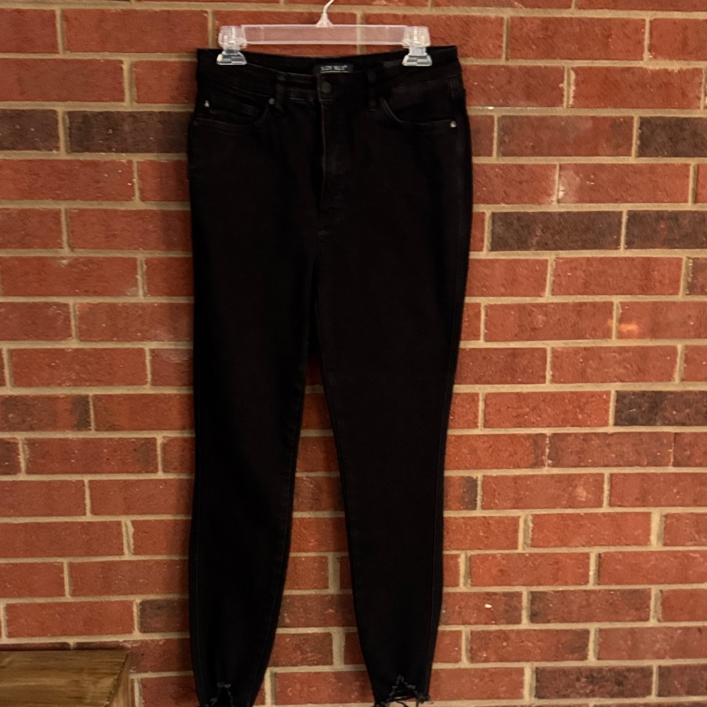 Judy Blue Los Angeles Skinny Dark Black Jeans - Picture 1 of 10